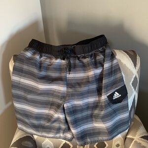 Adidas  Striped Black Shorts